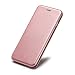 Produktbild Schale Kunstleder Magnetverschluss Etui in Roségold Hülle Samsung Galaxy J5 2017
