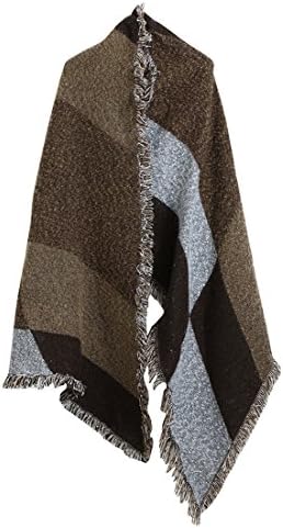 Women Scarf,Moonuy Ladies Girls Autumn Spring Winter Warm Wool Cashmere Stole Scarves Unique Beautiful Elegant Neck Scarf Casual Fashion Tassel Shawl Scarves Fanon Cape (200~250cm, Wine Red)