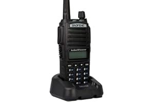 LARGER UV-82 8 W Haute Puissance Ham Radio Double Bande Talkies Walkie Amateur Portable Radio bidirectionnelle Noir