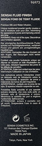 Sensai Teint femme/woman, Fluid Finish Nr. FF 204 Almond Beige, 1er Pack (1 x 30 ml) - 2