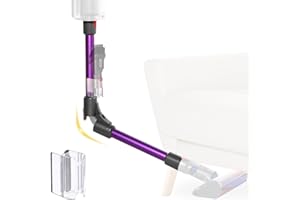 WYWY.WIDE Tube télescopique pliable compatible avec Dyson V7 V8 V10 V11 V15 aspirateur sans fil, tube en aluminium à dégagement rapide amélioré pour le nettoyage sous le lit Table de canapé (Violet)