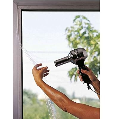 Geko Film de survitrage thermo-rétractable 1,50 x 1,70 m 2,55 m²