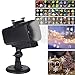 Produktbild Guoyajf Weihnachts-LED-Projektor-Lichter,12 Folien Wasserdichte IP65 Landschaft 6W Motion Lamp-Projektor mit Fernbedienung,5m Stromkabel zur Dekoration auf Halloween Dankeschön Weihnachtsfeier