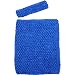 TtS 1.5"x6" 6"x6" 7"x9" 8"x10" 10"x12" Crochet Tube Top Infant Dress elastic Waistband Headband Tutu Supplies For Baby Girls 16 Colours (7"x9" Royal Blue)