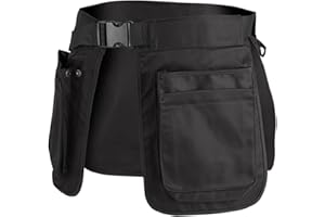 NICEYEA Multi-Pocket Waist Belt Tool Apron Bag for Men/Women, Adjustable Belt Apron for Pet Trainer, Garden Tools Organizer, Waiter, Hair Stylist