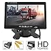 Price comparison product image ePathChina® Car Rear View Monitor 2 Video Input DVD VCD Headrest Vehicle Monitor Support Audio Video HDMI VGA 7 Inch 16:9 HD 1024*600 TFT LCD Color