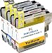 Produktbild Ink Maxx Bündel von 4 Tintenpatronen Brother LC985 XL für DCP J 125 140 W 315 515 MFC 220 265 410 415 LC-985BK LC-985Y LC-985C LC-985M