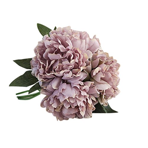 Hortensia artificial Winwintom con flores artificiales de seda para ramo de novia y decoración de boda