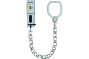 ABUS Chaîne de porte SK99 pour porte d'entrée et porte d'appartement - Chaîne de sécurité verrouillable adaptée aux portes fermant à gauche et à droite