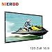 Produktbild Projektionsleinwand 120 Zoll NIERBO Beamer Leinwand für Heimkino LCD LED DLP Beamer Leinwand 16 9 3D Full HD | 268×155 cm |