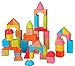 Lelin Children Kids Wooden Building Shape Bricks Construction Blocks
