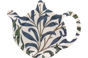 LESSER & PAVEY Plateau en mélamine pour Sachet de thé Motif Branche de Saule, Bleu/Vert