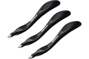 Bostitch Office Lot de 3 extracteurs d'agrafes faciles - Pointe magnétique - 40000M-BLK-3PK