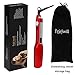 Hair Flat Iron Professional Hair Straighteners Fast Heating 60 Seconds to 230 Degree Wide Nano Titanium Plate LCD Display Temperature Control Red Fairywill