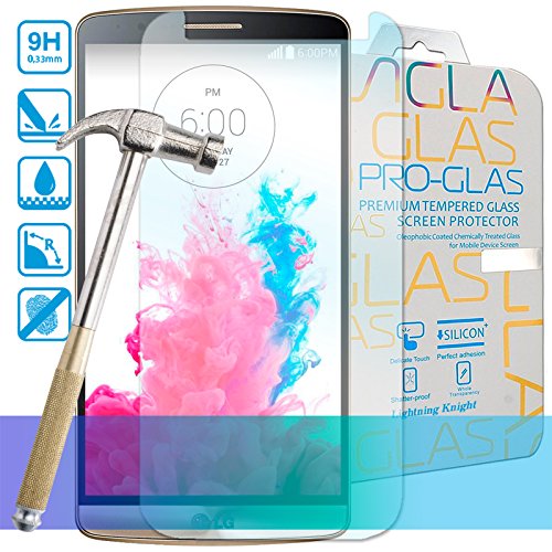 Bytelectro - Protector Pantalla CRISTAL TEMPLADO Premium LG G3 D855