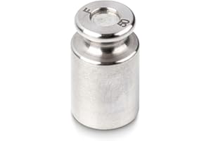 KERN & SOHN Kern 337-06 Forme de Bouton de Poids Individuel en Acier Inoxydable Finement Tourné, 1 Pièce