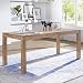 Produktbild FineBuy Esstisch Massivholz Akazie 180 x 80 x 76 cm Esszimmer-Tisch Design Küchentisch modern Landhaus-Stil Holztisch rechteckig dunkel-braun Natur-Produkt Massivholzmöbel Echt-Holz unbehandelt