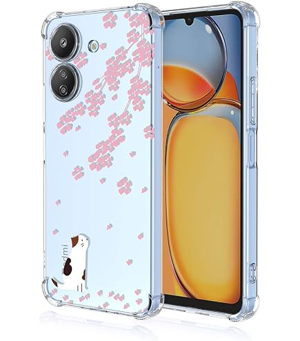 SEAHAI Handyhülle Für Xiaomi Redmi 13C / Poco C65 – Buntes Blumen-Design, TPU, Stoßfest