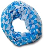 prima de fabricación styleBREAKER fular de tubo con motivo de rombos bávaros/pañuelo Dirndl y trajes regionales alemanes, unisex 01016060, color:Azul-Blanco