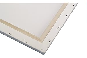 Rayher Lienzo para pintar cuadros, con bastidor de madera 60x80 cm, algodón 330 g/m², 6163800