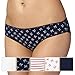 Debenhams Womens Pack Of Five Navy Bow Bikini Briefs 12