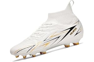 WEJIESS Fußballschuhe Herren High Top Professionelle Fussballschuhe Jugendliche Athletics Trainingsschuhe Outdoor Sport Kunstrasen Football Schuhe Fußball Stiefel