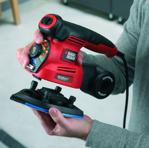 Black + Decker 220 Watt Multischleifer Autoselect 4-in-1 Schleifer, inklusive Zubehör und im Koffer, KA280K - 14