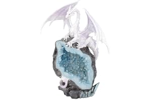 Nemesis Now Glacial Custodian - Figura Decorativa (22 cm), Color Blanco