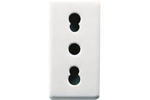 GEWISS - GW20203DY GW20203DY System Presa Frutto, 2P+T, 10/16A Bivalente, Bianco