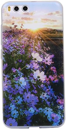 Xiaomi Mi 6 Case, Xiaomi Mi 6 Silicone Gel Case ,Cozy Hut[3D Pattern] Crystal Clear Slim-Fit Ultra-Thin Anti-Scratch Shock Proof Dust Proof Anti-Finger Print Matte Soft Durable Scratch Resistant Jelly Rubber TPU Protective Case Cover Skin Shell for Xiaomi Mi 6 - Lavender