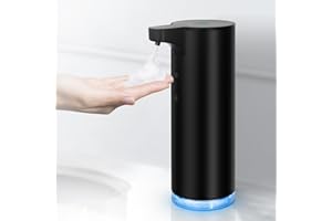 Automatic Soap Dispenser: LAOPAO Rechargeable Touchless Foaming Soap Dispenser Stainless Steel Foam Soap Pump for Bathroom Kitchen Xmas Gift