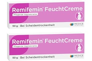 Remifemin FeuchtCreme 2 x 50 g Sparset - bei Scheidentrockenheit - hormonfrei - mit Hamameliswasser - Feuchtcreme bei Scheidentrockenheit