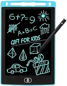 Toyhills LCD Writing Tablet for Kids , Study tab Electronic Writing Note pad | e-Slate | Notebook, Portable writting Learning Slate erasable Electric Black & White Board with Pen