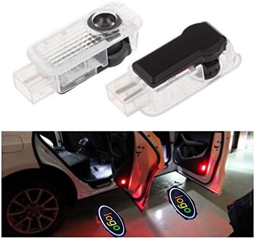 Yuelu 2 Pieces Car Door Lights LED 3D Car Ghost Shadow Light Entry Lighting Welcome Laser Projector Lamp Logo Light
