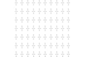 UNICRAFTALE Environ 100pcs Pendentifs en Acier Inoxydable 304 Croix Motif Charms Ton Argent Petit Trou Pendentif pour Femmes Colliers Fabrication de Bijoux 12x7x1mm, Trou 1mm