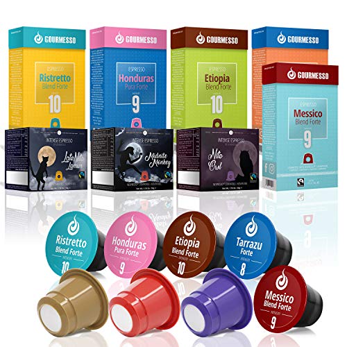Gourmesso caja Bio & Fairtrade - 100 cápsulas de café compatibles con cafetera Nespresso ®*