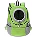 Produktbild aoxsen Pet Carrier Rucksack Bag Pet Hund Katze Puppy Portable Airline Travel zugelassen atmungsaktiv Mesh Verstellbar Front Transporttasche Head Design Doppelter Schultergurt gepolstert Bike Wandern Outdoor