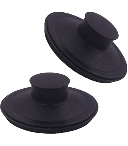 QUARKZMAN Spülbecken-Stopper Deckel – Edelstahl Abdeckung 90x12 Mm, Mit Gummidichtung, Für Standard-Küchenspülen