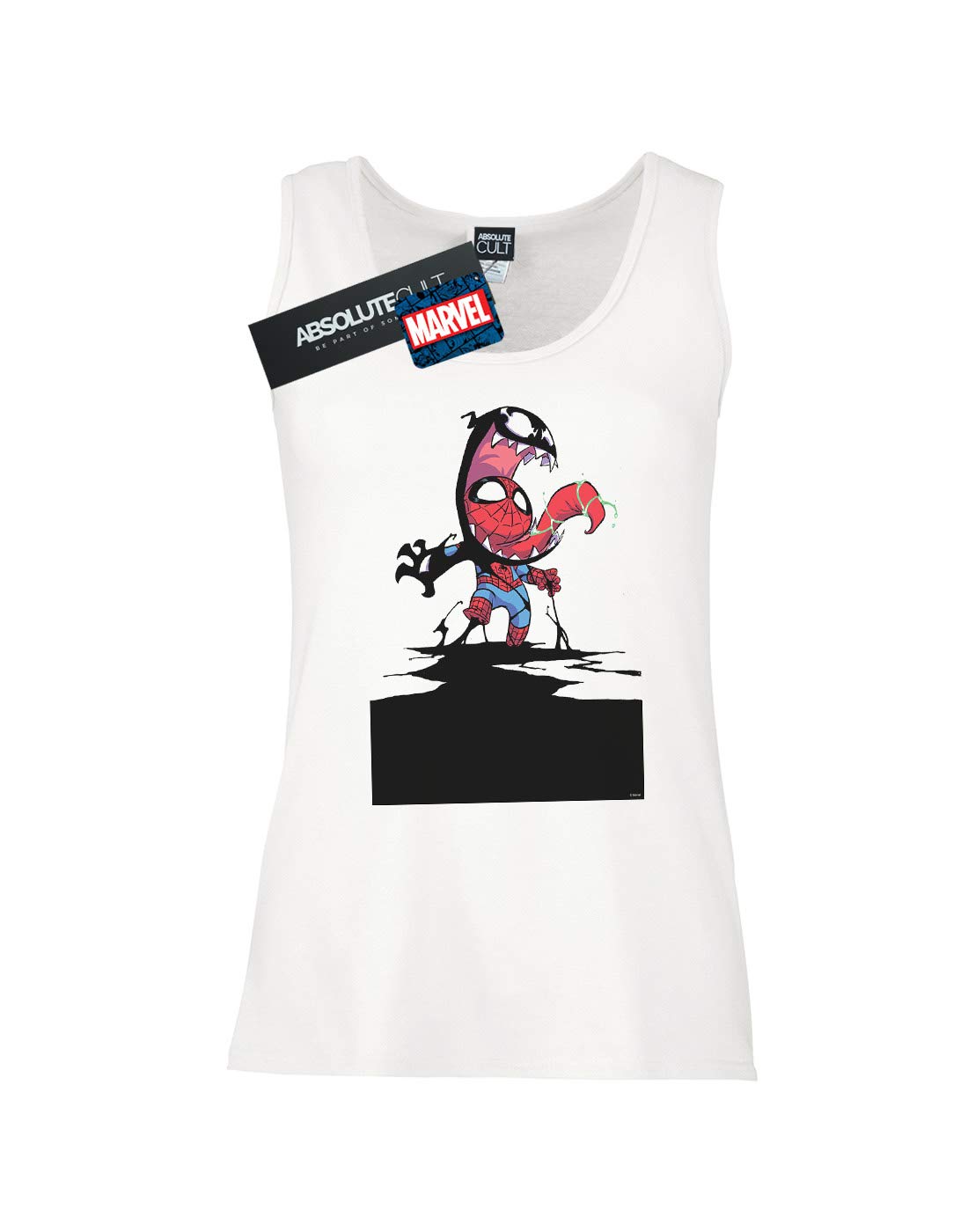 Marvel-Universe-Damen-Spider-Man-Venom-Cartoon-Muskelshirt