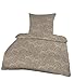 Produktbild Estella Paisley Bettwäsche Mako Interlock Jersey Artikel: 6022 Fb: Sahara 365 Größe 135x200 cm + 80x80 cm