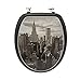 Produktbild FRANDIS Carpemodo WC Sitz Toilettendeckel Holz WC Deckel im trendigen City Design