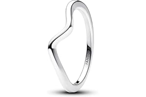 Pandora Timeless Pierścionek ze srebra próby 925, fala