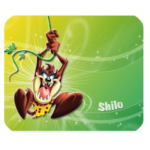 Preisvergleich Produktbild leonardcustom- Personalisierte Rechteck rutschfeste Gummi Mauspad Gaming Maus Pad / Badvorleger Taz Tasmanian Devil - lcmpv829