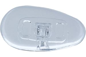 ‎NASENFAHRRAD24.DE 2 Pairs (4 Pieces) Nose Pads/Glasses Pads – Silicone Screw System, Various Sizes (Drop 15 mm)