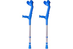 QUERALTO Forta QA-00153/02LOT – Stampelle 2 pz blu a gomito biregolabile per bambini