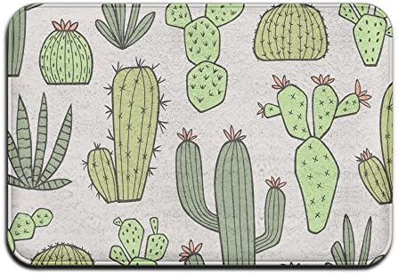 Outdoor Mats Green Plant Cactus And Flower Cool carpet cleaner machine commercial doormat indoor large