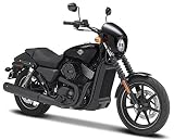  2015 Harley Davidson Street 750 [Maisto 34360-34], Negro, 1:18 Die Cast