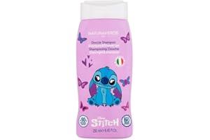 Naturaverde | Kids - Disnet Stitch - Duschshampoo für Kinder, Duschseife für Körper und Haare, Hygieneprodukte für Kinder, 250 ml