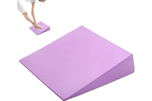 Djowyh Yoga Blöcke | Übungen Fußkeile - Schaumstoff Keilblöcke Wadenstrecker Yoga Keil Schrägbrett - Squat Wedges Fußkeil, Schaumstoffkeil Streckblöcke, Keilblock Für Balance, Kraft