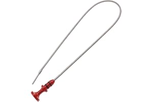 EMSea Jauge d'huile Moteur en Acier Inoxydable Compatible avec Mini Cooper R52 R53 Cooper S 1.6L 1143758597007 Accessoires de Remplacement de Voiture